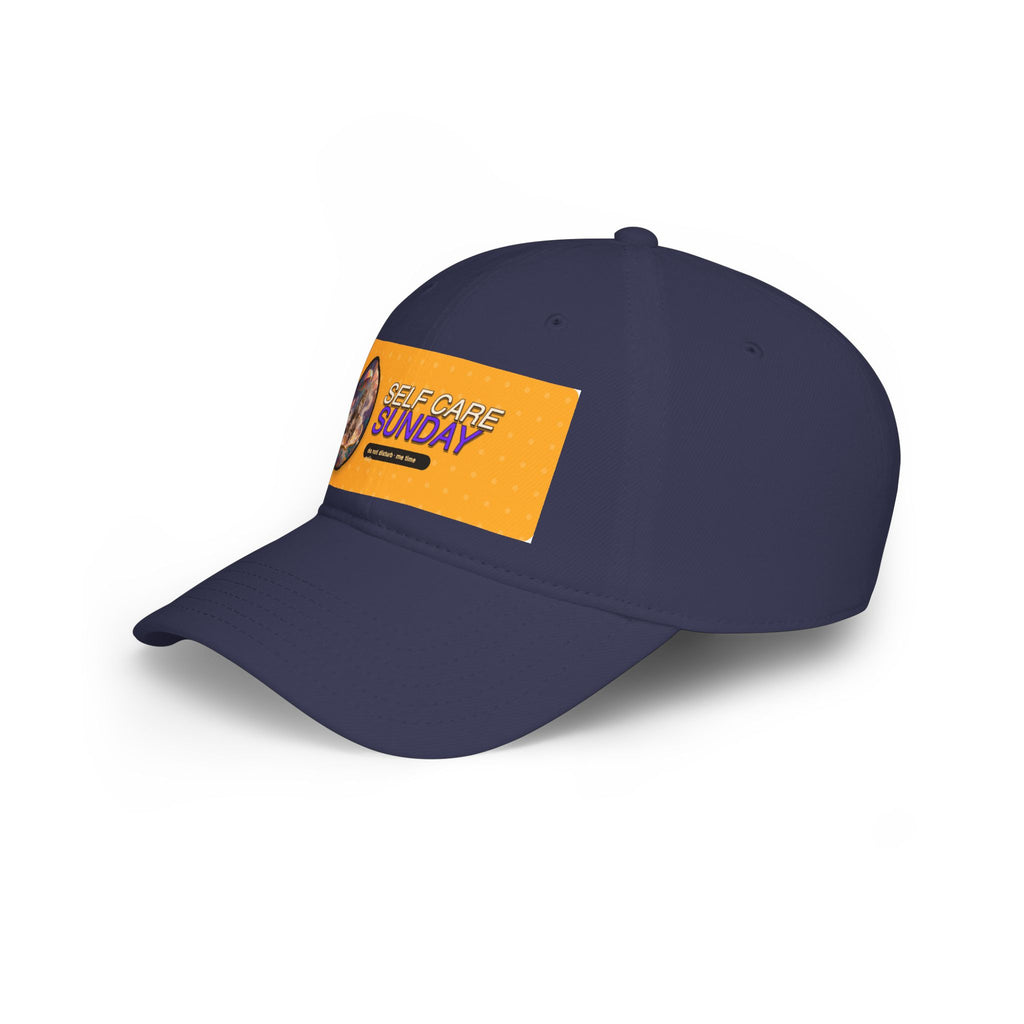 Self Care Sunday Baseball Cap — Cozy Wellness Hat with 'Self Care Sunday' Design