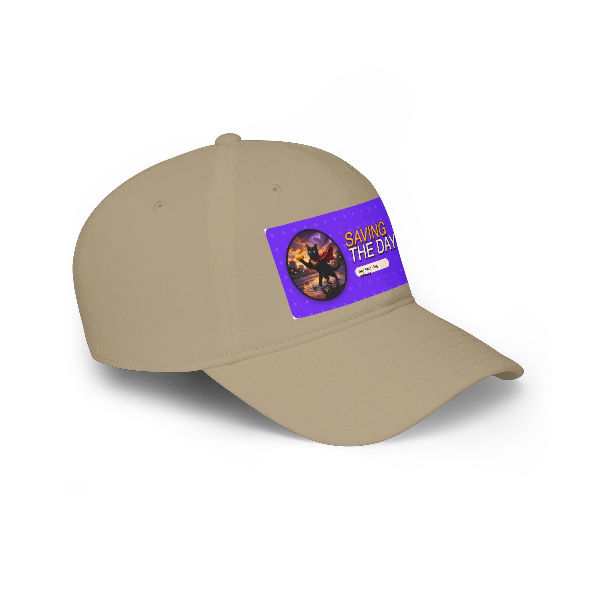 Baseball Cap — "Saving The Day" Superhero Patch Hat