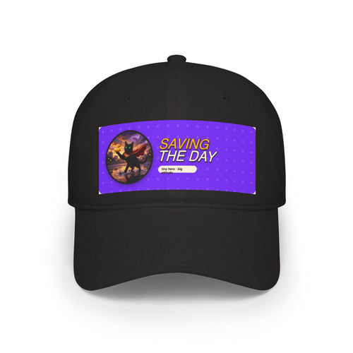 Baseball Cap — "Saving The Day" Superhero Patch Hat