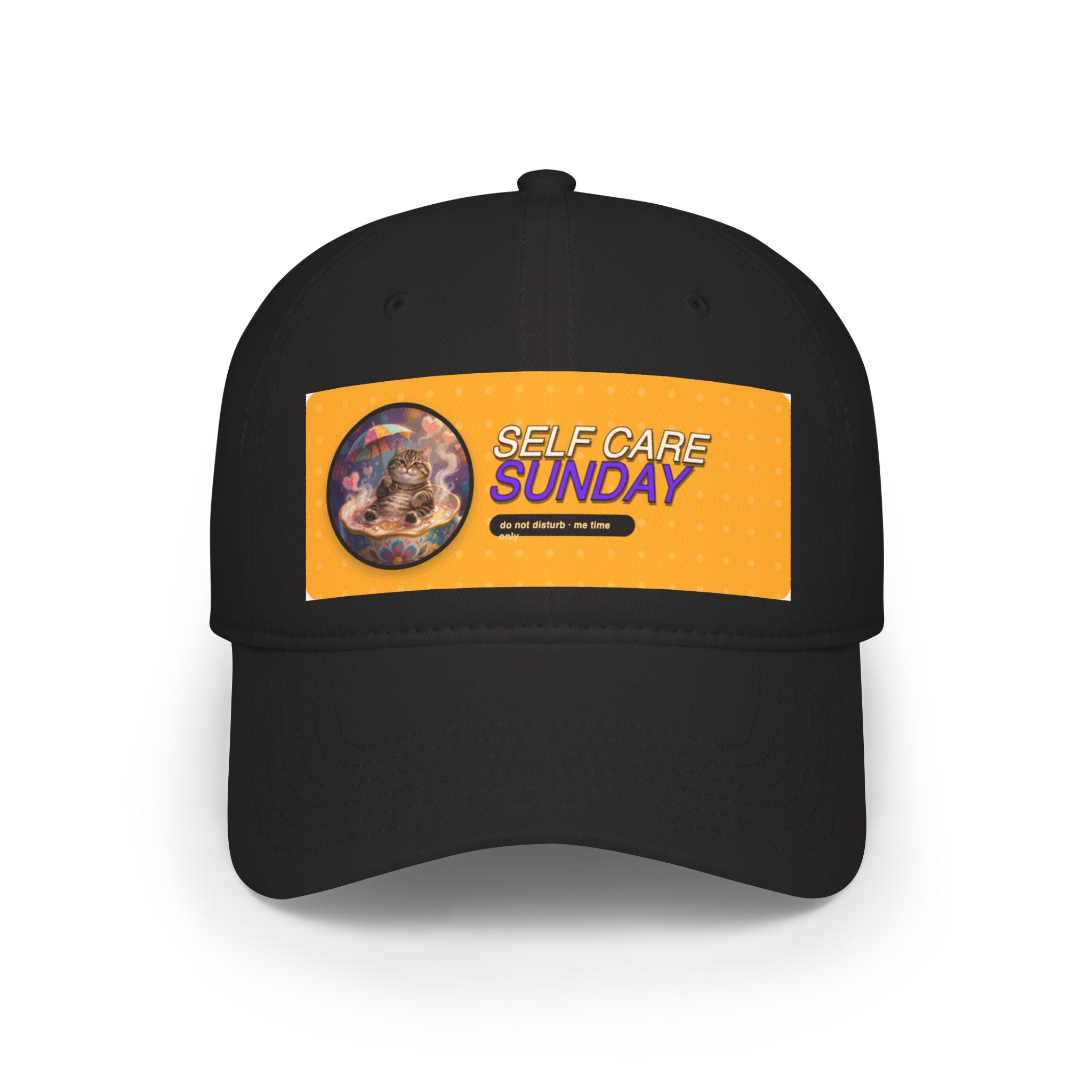 Self Care Sunday Baseball Cap — Cozy Wellness Hat with 'Self Care Sunday' Design