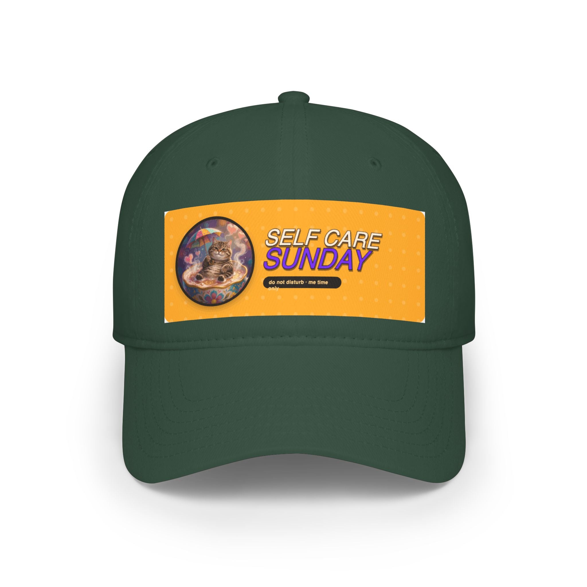 Self Care Sunday Baseball Cap — Cozy Wellness Hat with 'Self Care Sunday' Design