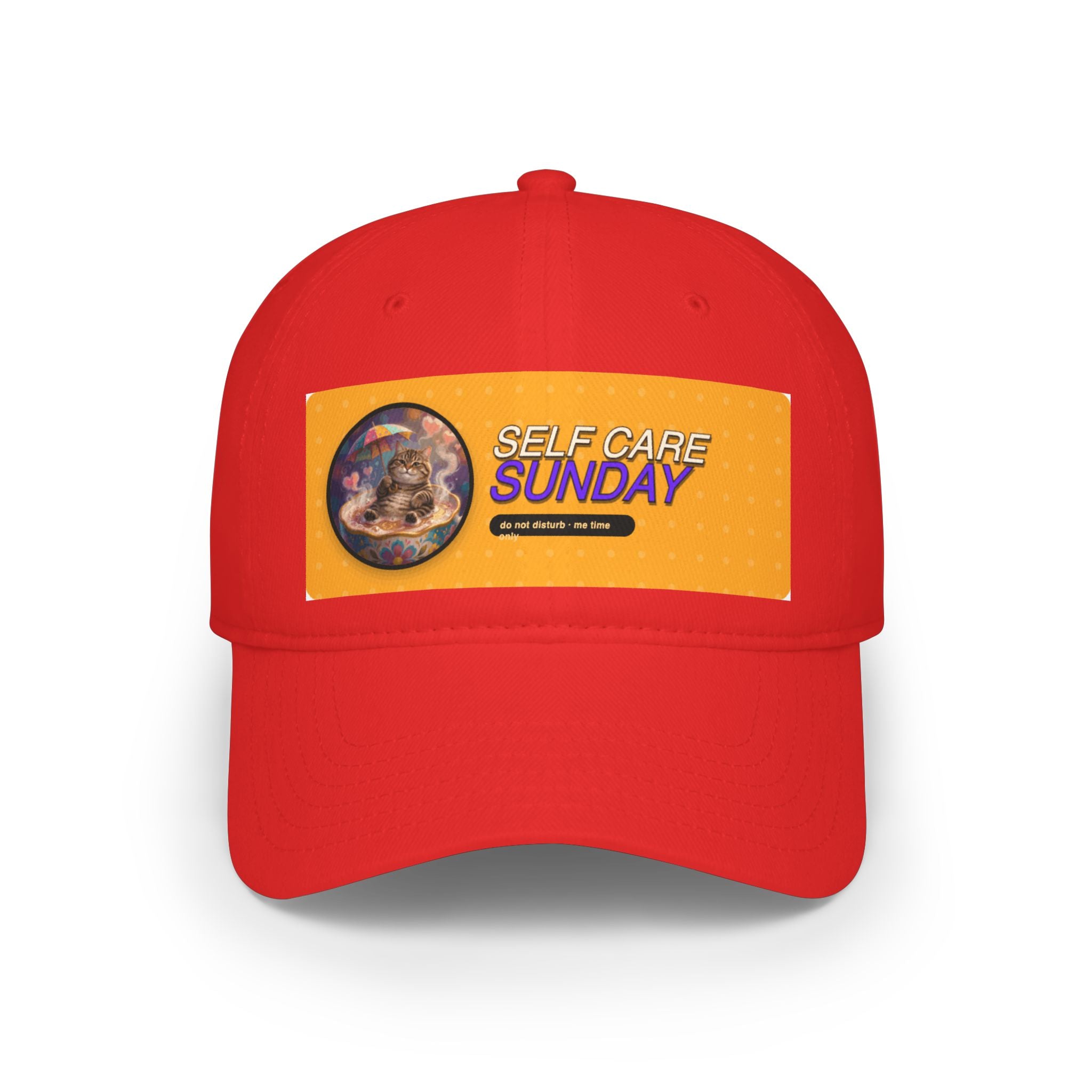 Self Care Sunday Baseball Cap — Cozy Wellness Hat with 'Self Care Sunday' Design