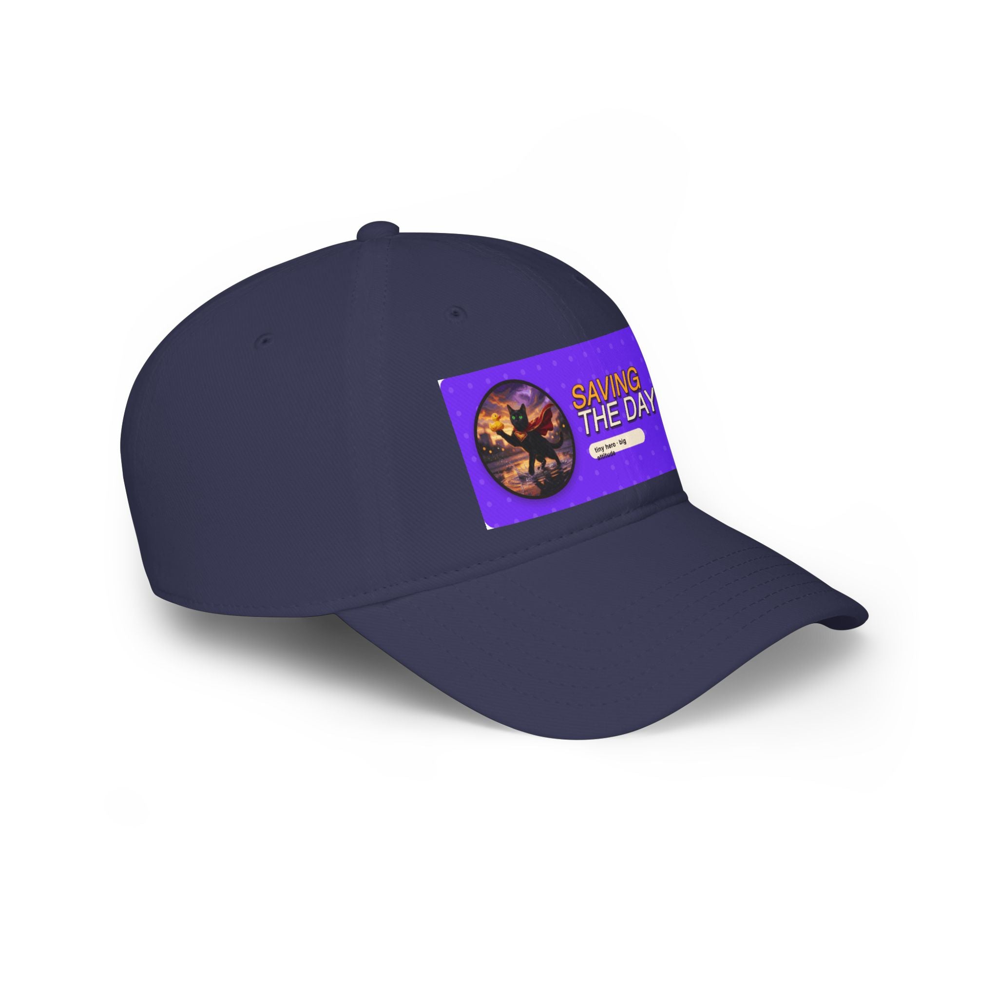 Baseball Cap — "Saving The Day" Superhero Patch Hat