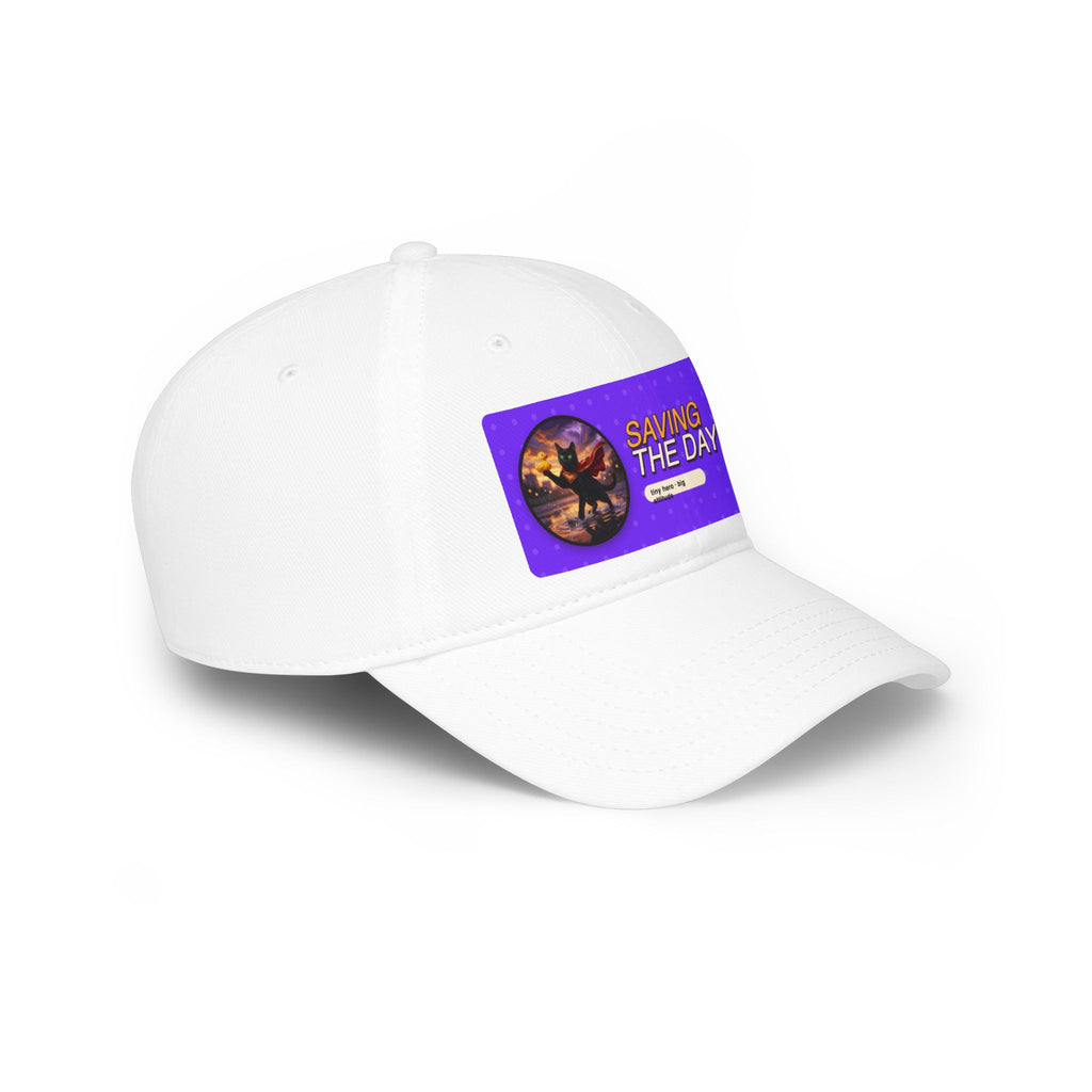 Baseball Cap — "Saving The Day" Superhero Patch Hat