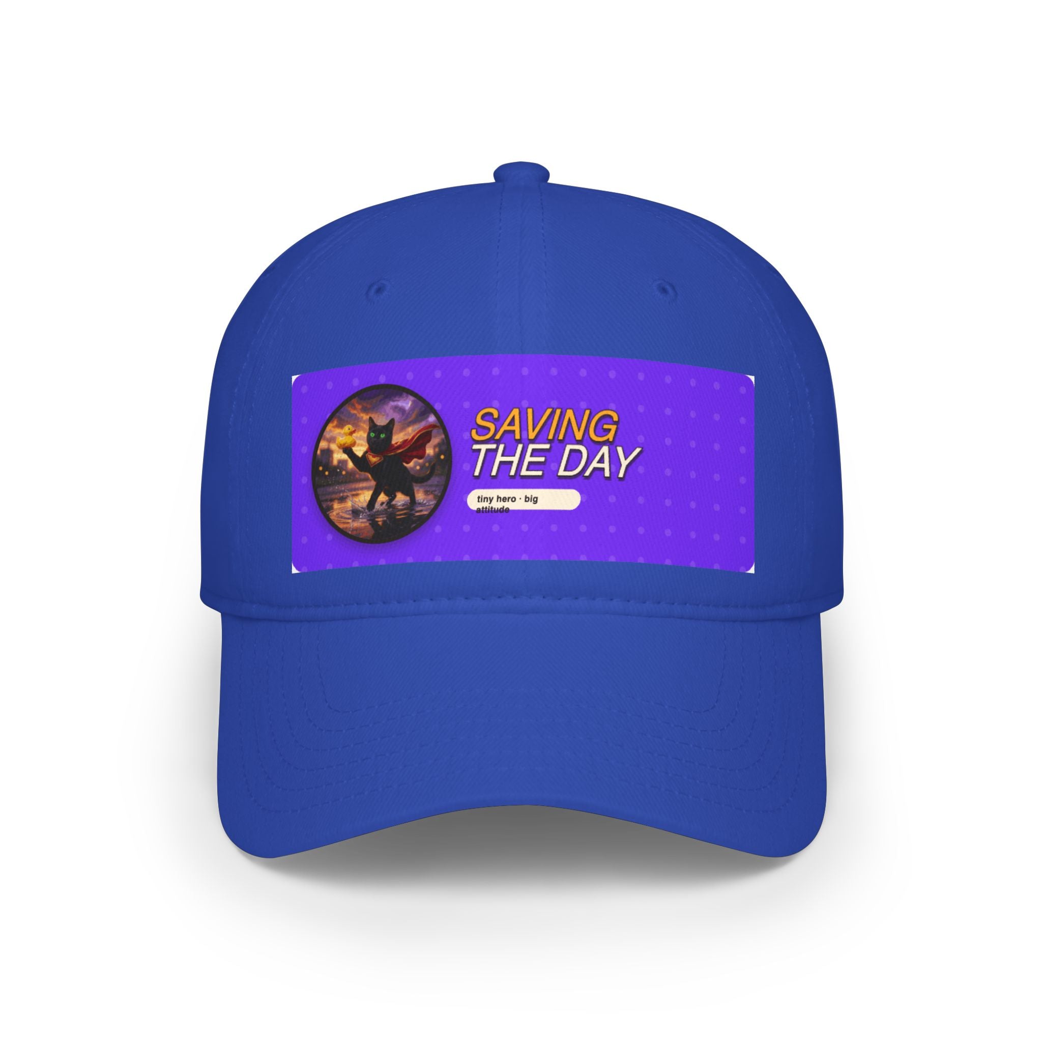 Baseball Cap — "Saving The Day" Superhero Patch Hat