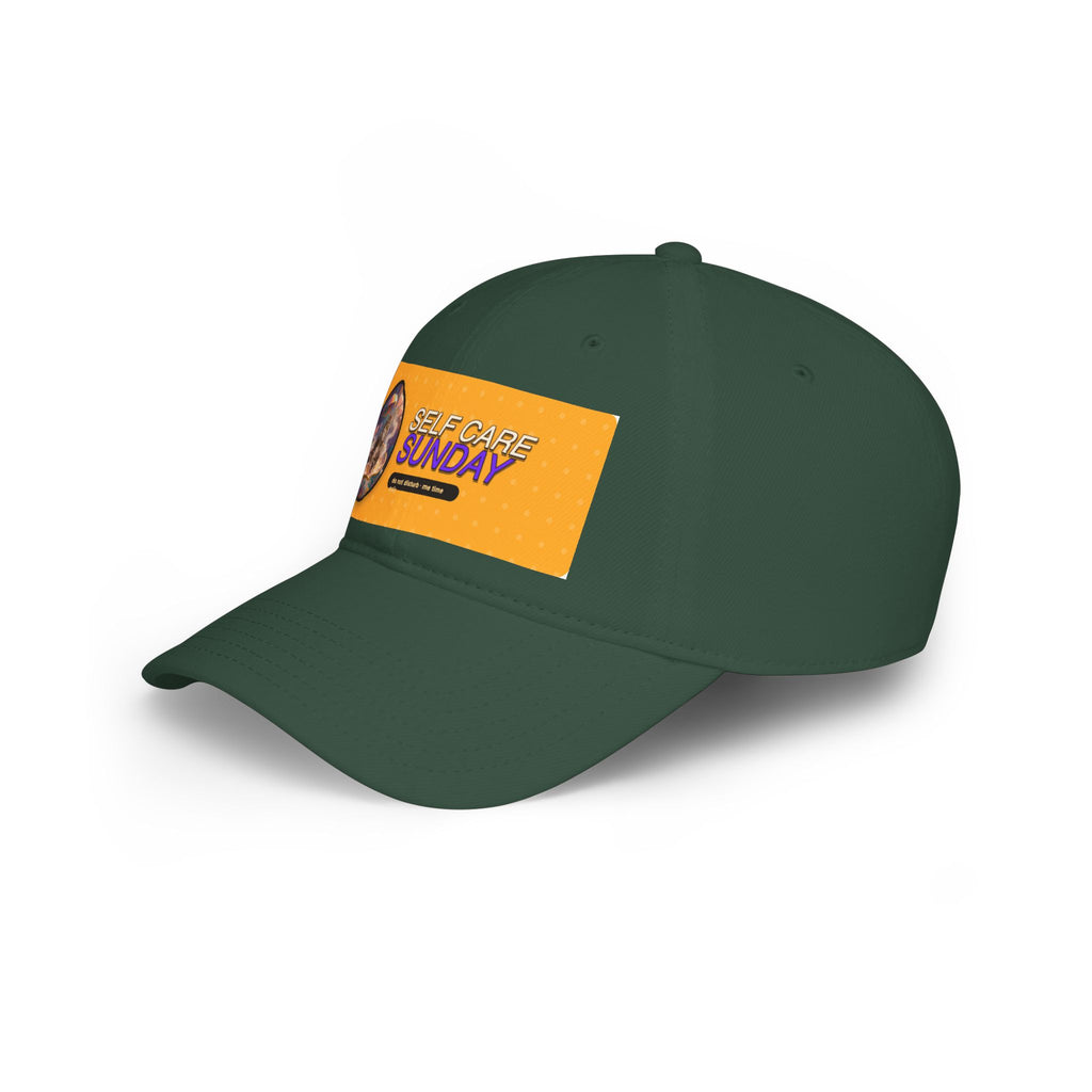 Self Care Sunday Baseball Cap — Cozy Wellness Hat with 'Self Care Sunday' Design