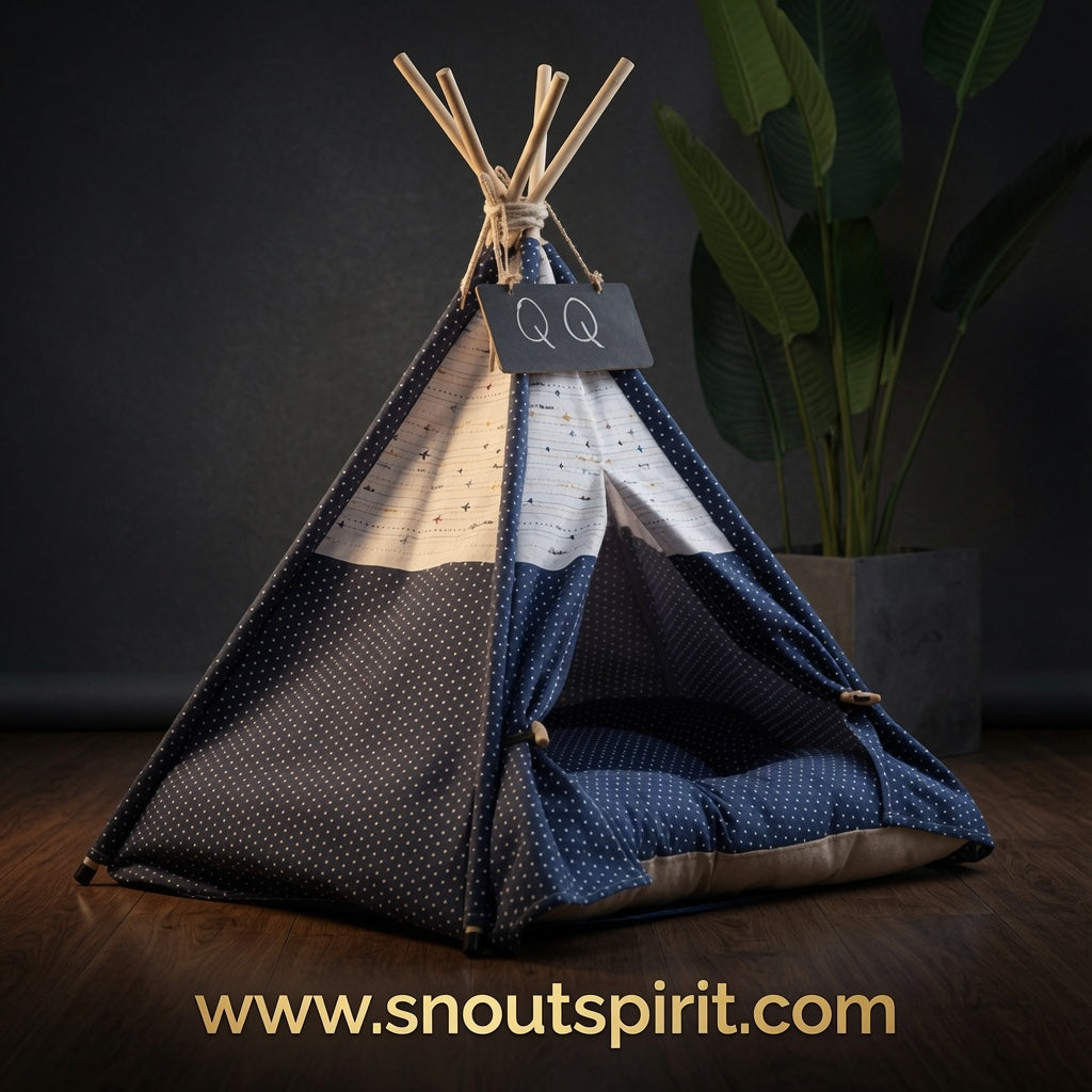 Canvas Pet Tent for Small and Medium Dogs