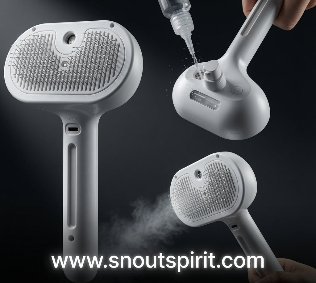 Pet Hair Spray Brush