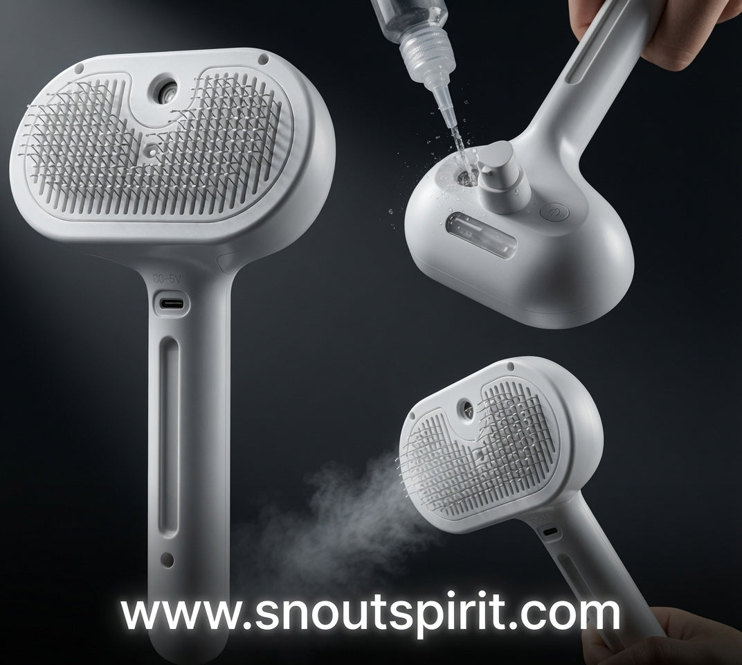 Pet Hair Spray Brush