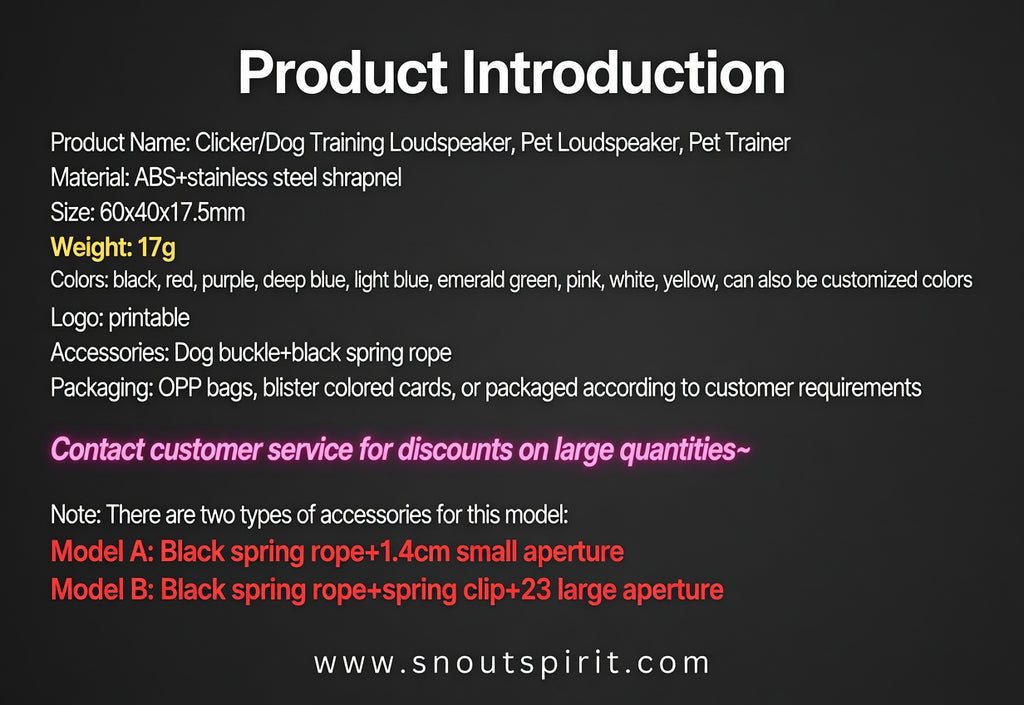 Adjustable Dog Training Clicker with Keychain Strap