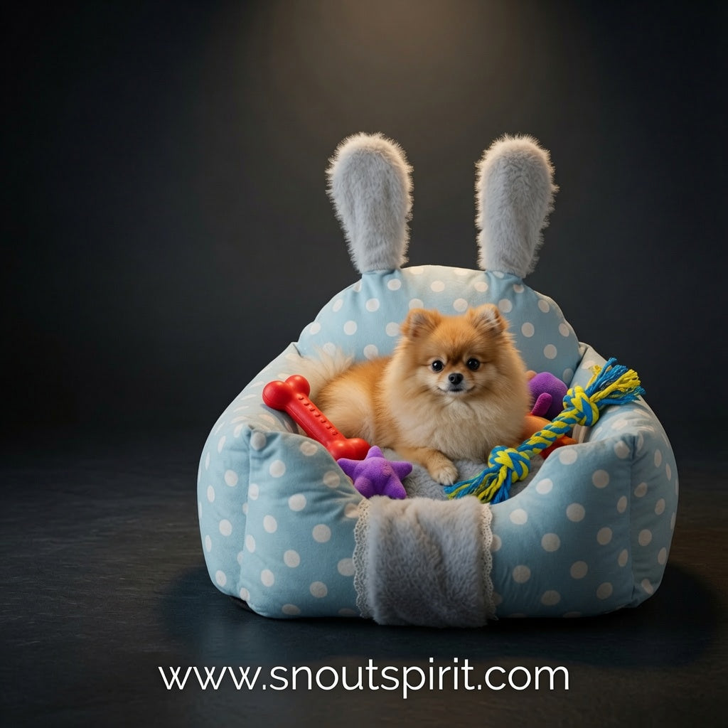 Universal Dog Bed with Washable Cushion for Pets