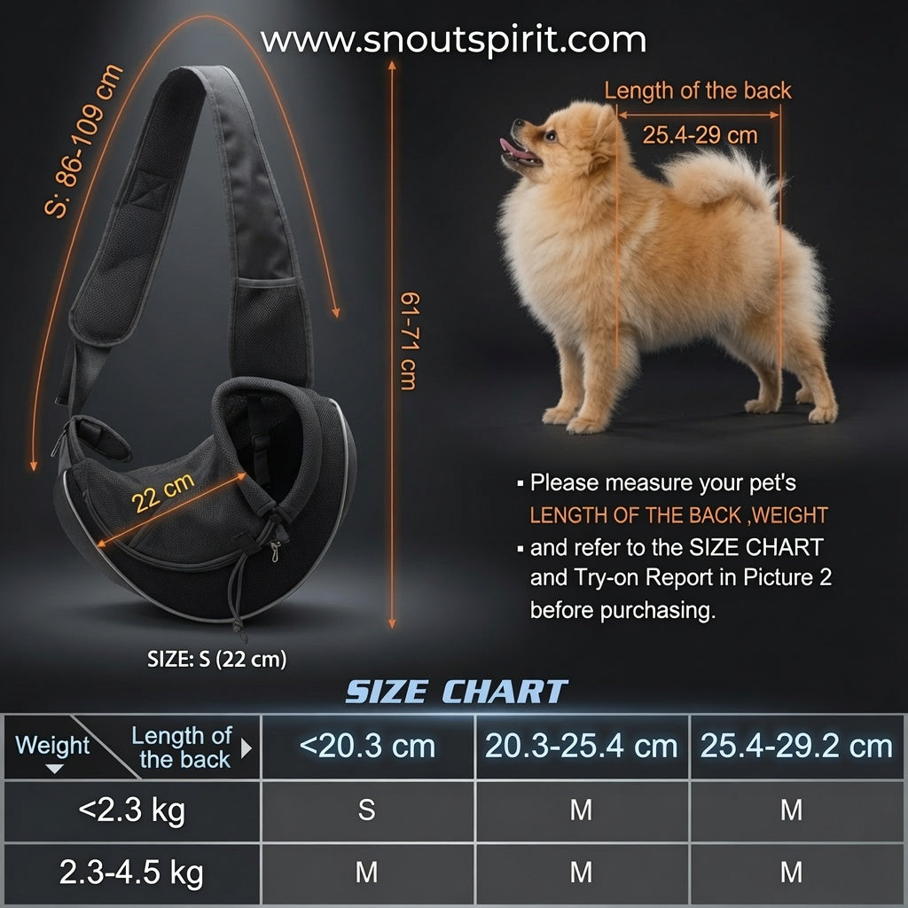 Crossbody Pet Carrier Sling