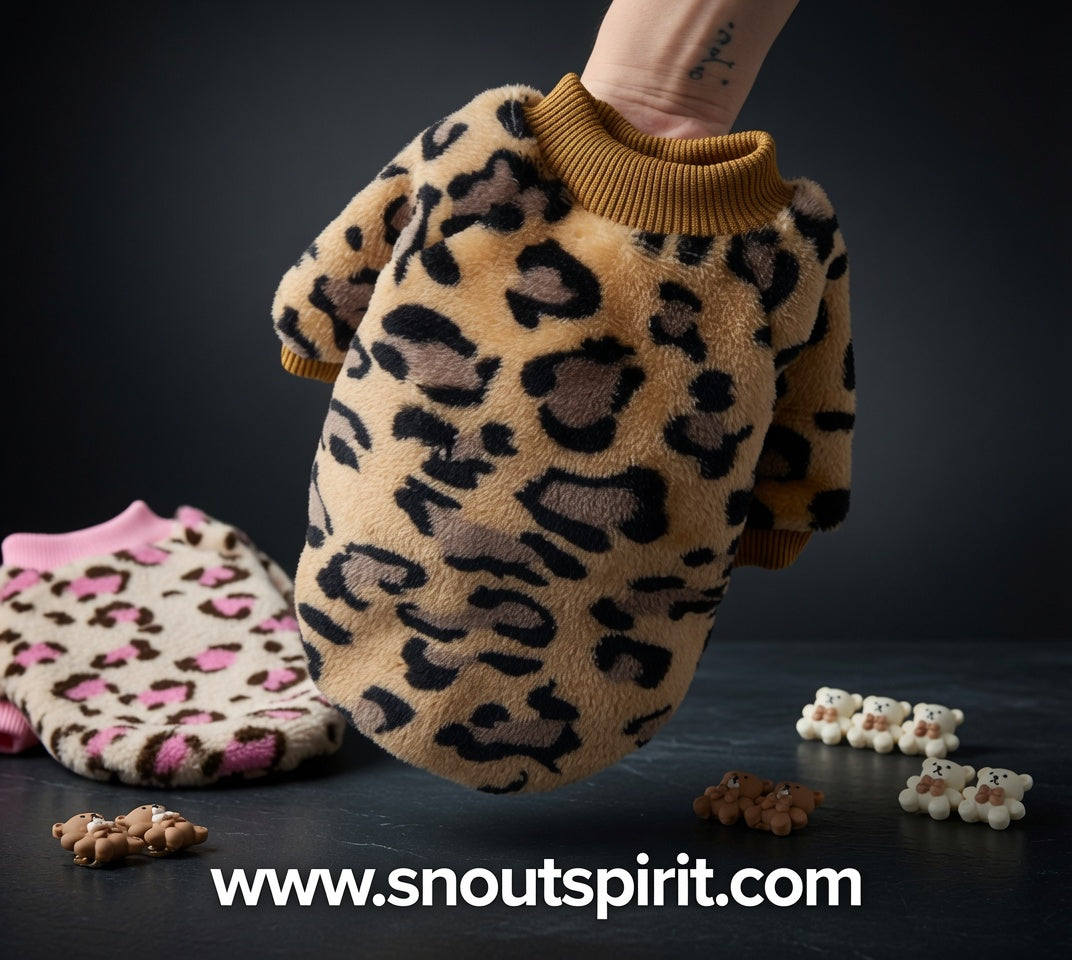 Autumn Winter Warm Pajamas Jacket for Puppies