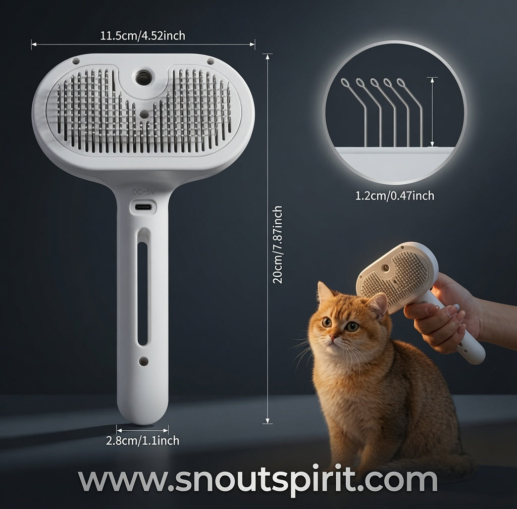 Pet Hair Spray Brush
