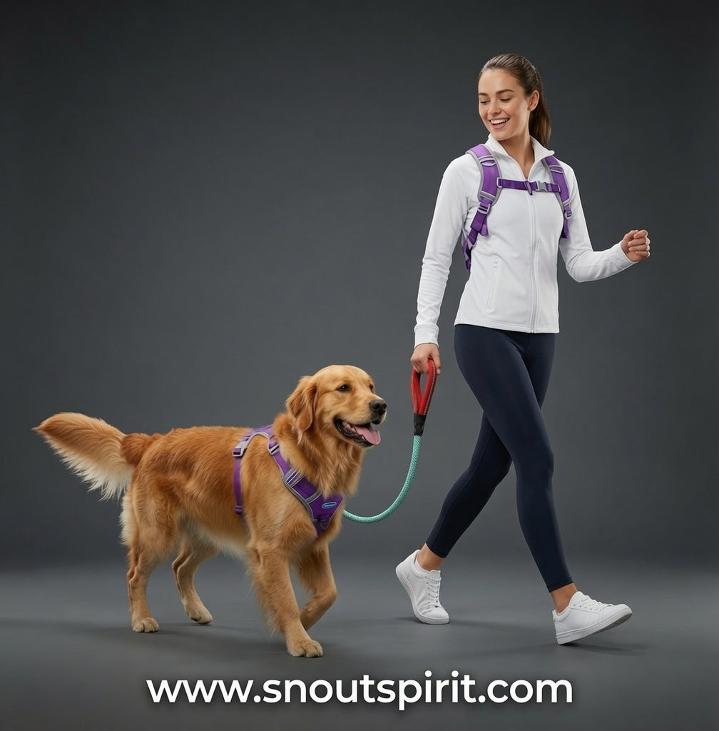 No-Pull Dog Harness Set with Handle & Leash