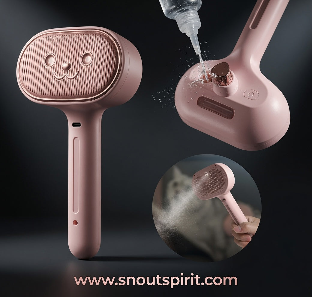 Pet Hair Spray Brush